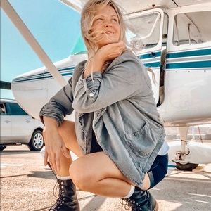 Linen light jacket Large